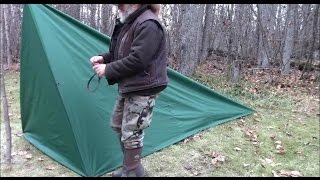 Make A Tent With Floor From A Tarp [upl. by Yoccm472]