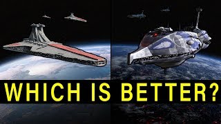 VENATOR Star Destroyer vs PROVIDENCE Cruiser  Which Capital Ship is Better  Star Wars Versus [upl. by Keller352]