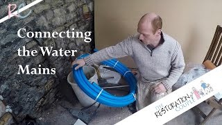 Installing and Connecting new Water Mains  DIY [upl. by Barnie]