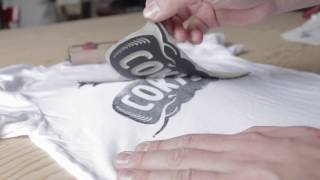 Linoleum Block Printing a Tshirt [upl. by Pippa]