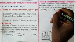 FORM 4 EXTRACTION OF METALS Aluminium [upl. by Ric]