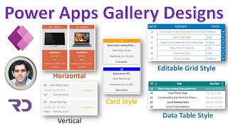 Power Apps Gallery Design Ideas [upl. by Artenal]