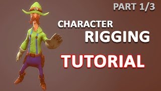 Autodesk Maya 2018  Simple Character Rigging Part 1 of 3 [upl. by Aicatsana691]