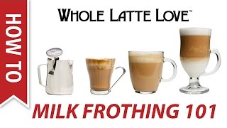 Milk Frothing for Beginners [upl. by Asi]