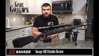 Savage 110 Ultralite Review  GEAR GOGGLES [upl. by Madlen]