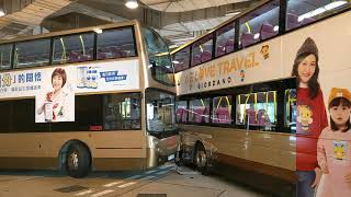 九龍巴士 81C線 兩架81C輕吻一刻 UR662愛上PZ9787 完整過程 Hong Kong Bus KMB 81C Crashes or kiss [upl. by Rehctelf331]