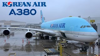 🇺🇸 Los Angeles LAX to Seoul ICN 🇰🇷 Korean Air Airbus A380  FULL FLIGHT REPORT Polar route [upl. by Ocram]