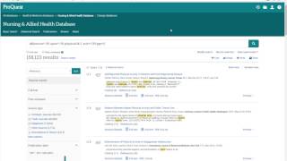 Proquest  Advanced search example [upl. by Aitnahc]