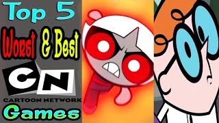 5 WorstBest Cartoon Network Games [upl. by Aizirk]