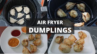 Frozen Dumplings In Air Fryer  Air Fryer Dumplings [upl. by Hogen]