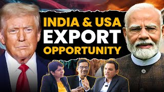 INDIA  USA  CHINA  Export Opportunity Tariff Modi Trump Meeting  KDSushma [upl. by Arquit374]