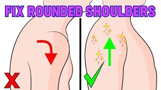 The 4 minute solution to fix rounded shoulders [upl. by Veradis]