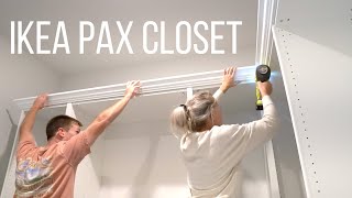 IKEA PAX Closet  Home With Stefani [upl. by Brander]