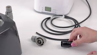 Installing the Icon Tubing Adapter for SoClean CPAP Sanitizers  DirectHomeMedical [upl. by Dorcia]