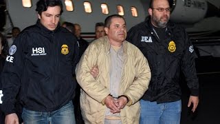 Footage of El Chapo arriving to the US [upl. by Isidora]