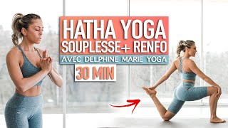 HATHA YOGA  SOUPLESSE amp ÉQUILIBRE 🧘🏼‍♀️🤸🏼‍♀️ ObjectifZeroExcuse4 [upl. by Bogoch]