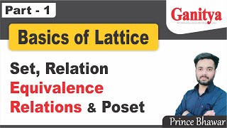 1 Set Relations Equivalence relations  POSET  Basics of LATTICE [upl. by Eidolem579]