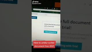 How to unblur scribd document free 2022  How to download any file from srcibd for free 2022 [upl. by Renrag]