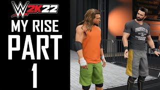 WWE 2K22  MyRise  Gameplay Walkthrough  Part 1  quotSuperstar Creation Performance Centerquot [upl. by Cletis]