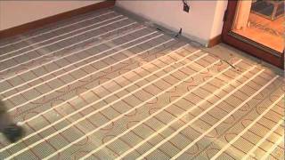 ECOFLOOR Underfloor Heating Mat Installation [upl. by Hernando]