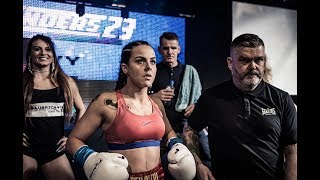 Brutal Female boxing Fight Jasmina Zapoczna vs Stevi Levy Contenders 26 – 60 kg world title [upl. by Macdonell]