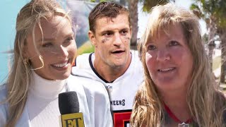 Rob Gronkowski’s Girlfriend Camille Kostek Dishes on Life With the Mamas Boy Exclusive [upl. by Ben]