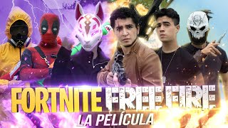 FORTNITE VS FREE FIRE EN LA VIDA REAL  LA PELÍCULA Changovision  Free Fire película parodia [upl. by Whelan]