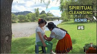 LIMPIA ESPIRITUAL SPIRITUAL CLEANSING WITH RELAXING MASSAGE ASMR IN CUENCA [upl. by Yedorb]