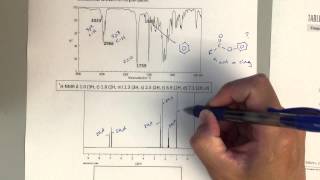 Organic Chemistry II  Solving a Structure Based on IR and NMR Spectra [upl. by Delphina699]