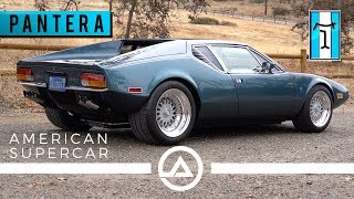 1972 DeTomaso Pantera  A True American Supercar [upl. by Yennep]