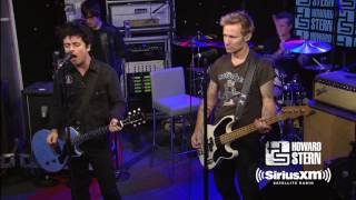 Green Day quotHolidayquot Live on the Howard Stern Show [upl. by Dianna857]