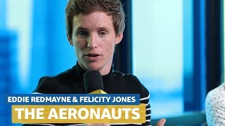 Felicity Jones and Eddie Redmayne Reunite in The Aeronauts  FULL INTERVIEW [upl. by Erdnaed860]