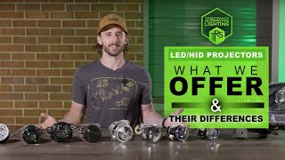 LASER VS HID VS LED Headlight Projectors Retrofits  WHICH IS BETTER  The Retrofit Source [upl. by Oijres648]