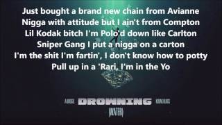 A Boogie  Drowning Lyrics [upl. by Hellene]