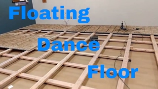 Dance floor DIY How to build a floating floor [upl. by Welcher]