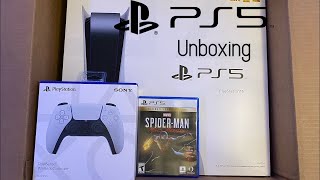 PlayStation 5 Unboxing l GameStop Preorder Bundle [upl. by Ryhpez]