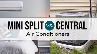 Mini Splits vs Central Air Conditioners Compared  Sylvane [upl. by Henden]