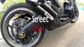 IXIL L2X Slipon exhaust for Kawazaki Z1000 [upl. by Zephan]