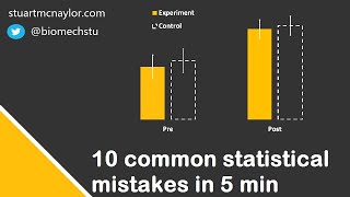 Ten Statistical Mistakes in 5 Min [upl. by Nhabois]