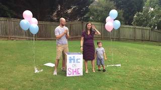 SHOCKING gender reveal with a TWIST [upl. by Auof]