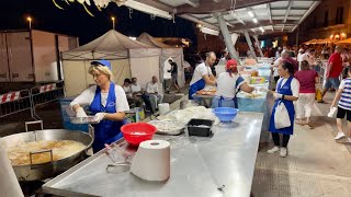 STREET FOOD IN ITALY  Apulia [upl. by Surtemed]