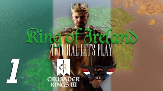 Crusader Kings III King of Ireland  Tutorial Lets Learn  ep1 [upl. by Clim422]