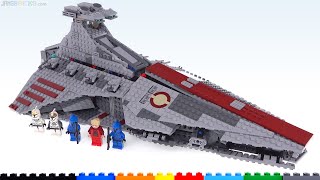 LEGO Star Wars Venatorclass Republic Attack Cruiser review 8039 [upl. by Dodge]