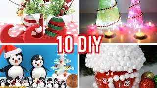 10 Amazing DIY Christmas Decorations Ideas That Will Make Your Kids Happy Art and Craft [upl. by Ehcnalb796]