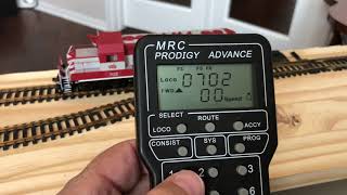 MRC Prodigy Advance DCC Programming [upl. by Odrareg752]