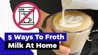 How To Froth Milk At Home Best Milk Frothers Review [upl. by Erimahs]