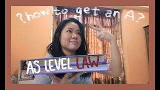 how to study ALevels Law efficiently ✊😤 part 1 AS Law study advice [upl. by Viveca]