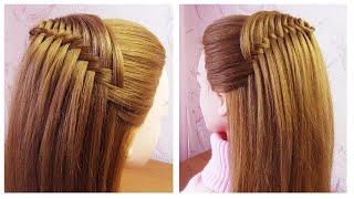 Tuto coiffure simple rapide et belle 🔸 New Quick Easy and Beautiful hairstyle for girls [upl. by Ingaborg]