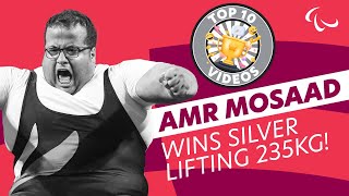 Powerlifting  Mens 107kg  Mosaad wins Silver  Rio 2016 Paralympic Games [upl. by Nyrem222]