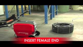 Rothenberger R750 Drain Cleaning Machine [upl. by Nwahsud]